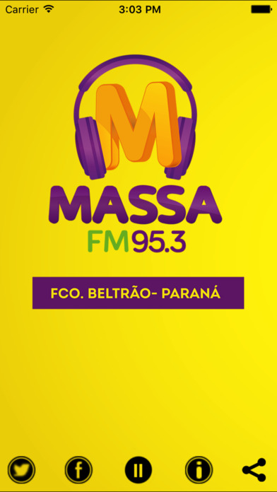 Massa FM Francisco Beltrão screenshot 2