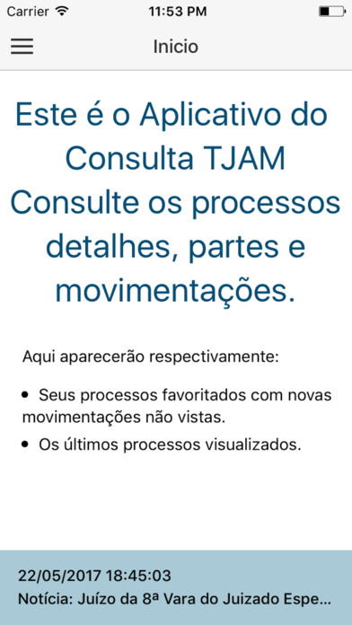 Consulta TJAM screenshot 2