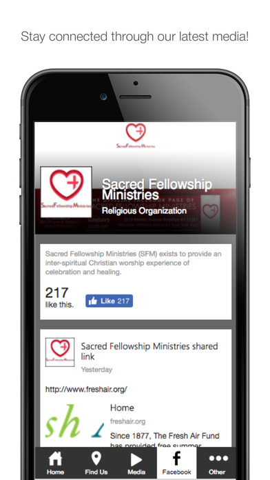 Sacred Fellowship Ministries screenshot 2