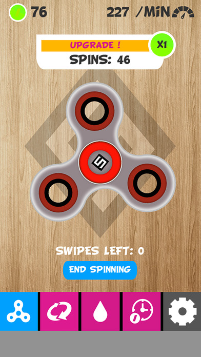 Super Fidget Hand Spinner Simulator Toy screenshot 2