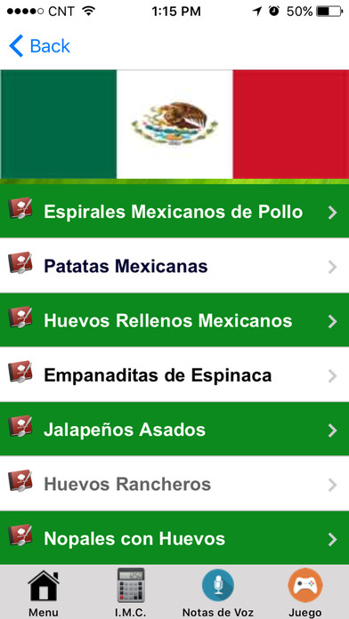 Recetas de Comida Mexicana screenshot 2