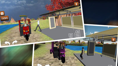 Drive Legend Rickshaw 3D screenshot 4