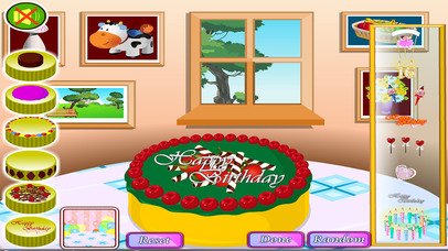 لعبة طبخ بنات و تزيين كعكة عيد الميلاد screenshot 4