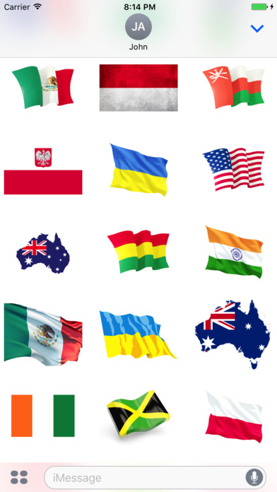 Best Flags Stickers screenshot 2