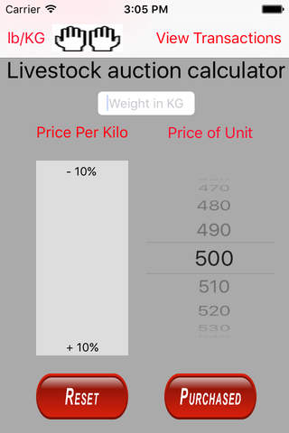 Livestock Auction Calculator screenshot 3