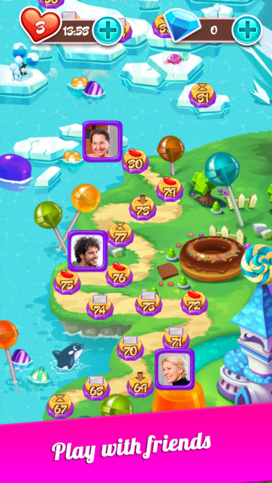 Sweet Candy - New Match 3 Puzzle Game with Friends screenshot 2