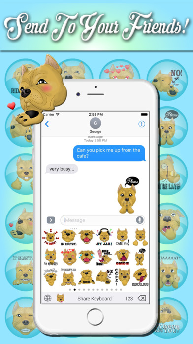 Pitbull Emojis screenshot 2