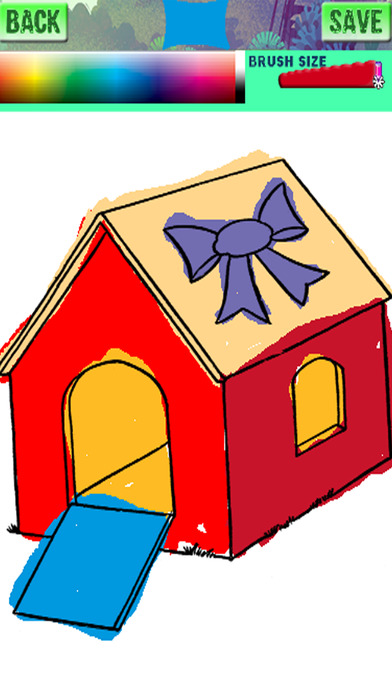 Drawing Book Free House Coloring Pages screenshot 3