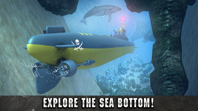 Underwater Pirate Submarine Simulator 3D screenshot 2