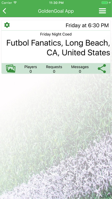 Golden Goal -A better way to organize soccer games screenshot 4