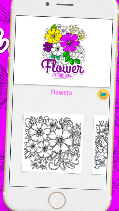 New Flower Coloring Book - Color and Play Music screenshot 2