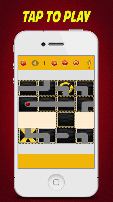 Unblock The Red Ball - Unroll Slide Puzzle screenshot 2