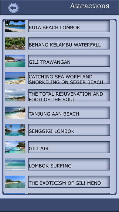 Lombok Island Offline Map Travel Guide screenshot 2
