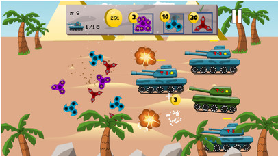 Spinner vs Tanks screenshot 2
