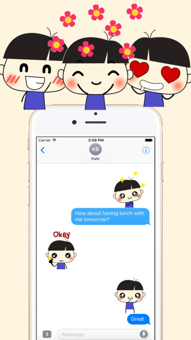 Bad Boy - Super Cute Emoji GIF screenshot 3