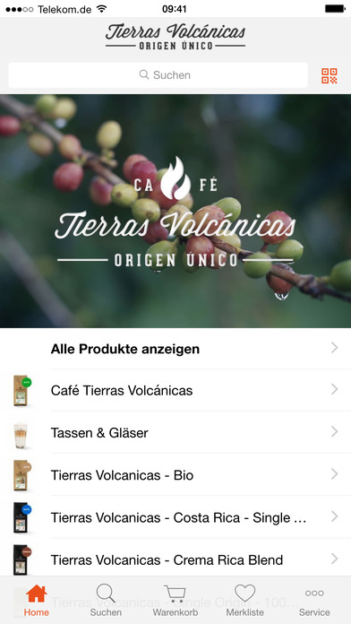 Café Tierras Volcánicas Shop screenshot 2