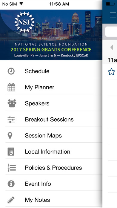Spring 2017 NSF Grants Conference screenshot 2