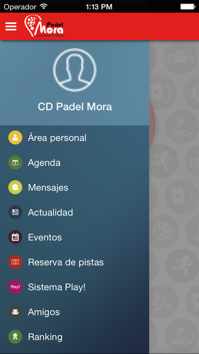 CD Padel Mora screenshot 2
