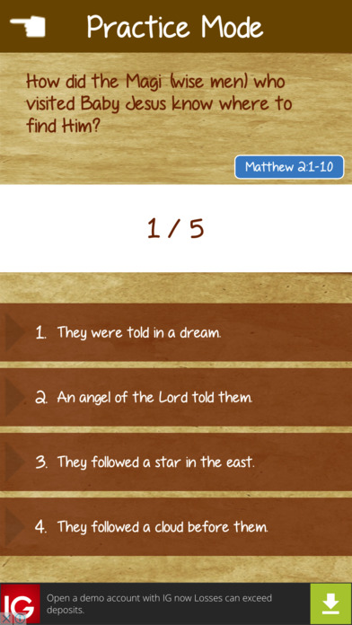 Bible Quiz Express screenshot 2