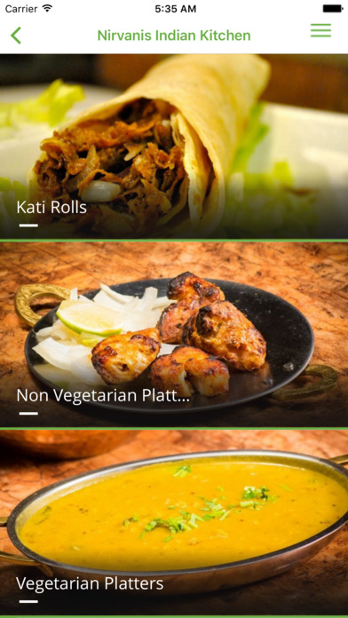 Nirvanis Indian Kitchen screenshot 2
