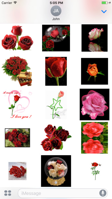 Animated Cute Flower & Rose GIF Stickers screenshot 3