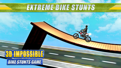 3D Impossible Bike Stunts Game screenshot 3