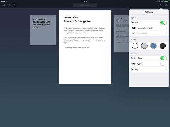 Daedalus Touch – Text Editor for iCloud ۽ ũ