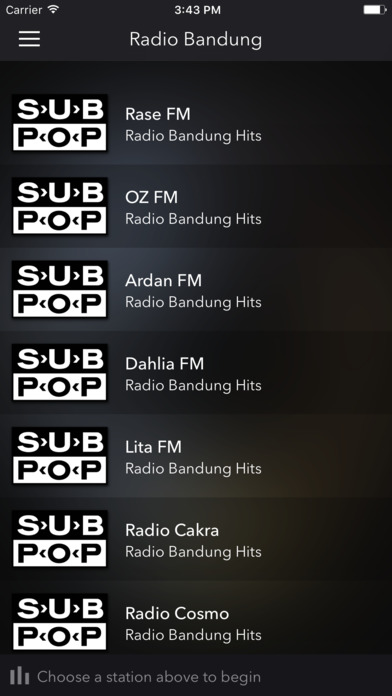 Radio Bandung screenshot 2