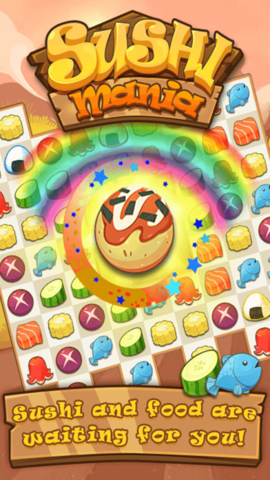 Sushi Mania-Funny Puzzle Game screenshot 4