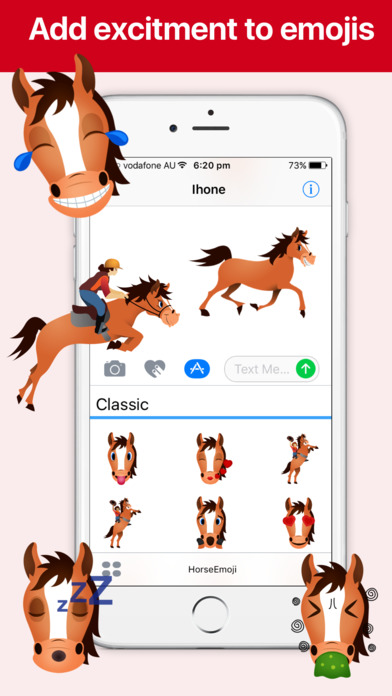 Horse Emoji - Fun Mojis & Stickers screenshot 3
