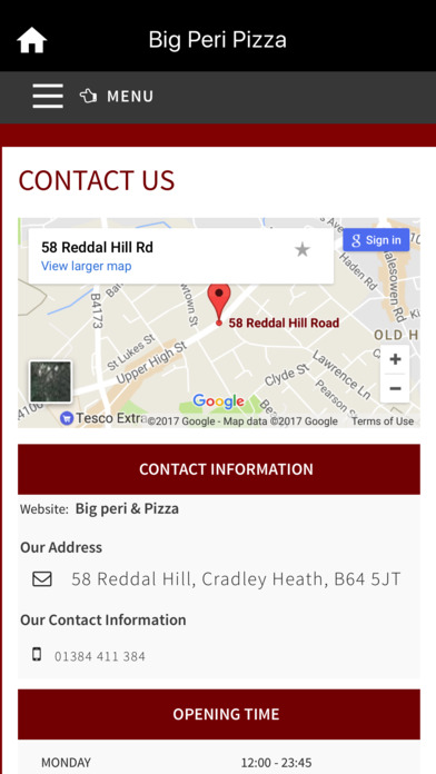 Big Peri & Pizza, Cradley Heath screenshot 4