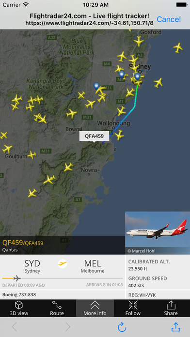 Planes Live Flight - Status Tracker and Radar screenshot 2