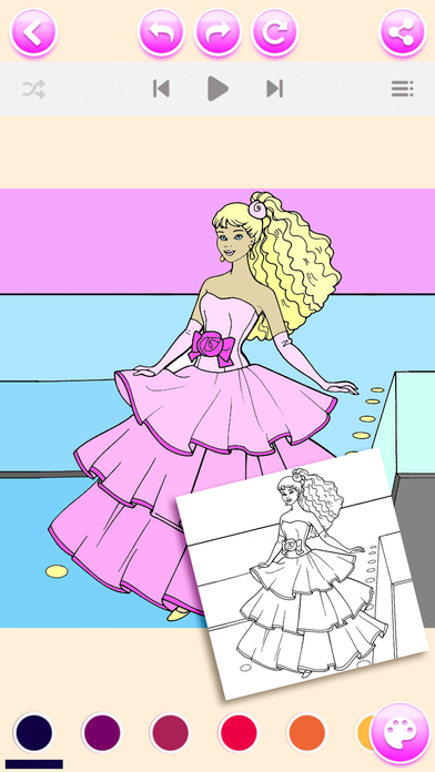 Coloring Book For Girls – New Kids Paint.ing Games screenshot 4