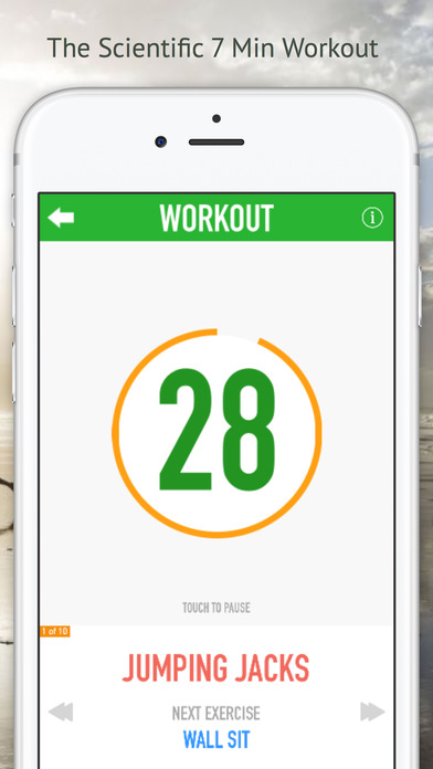 Scientific 7 Minute - Cardio Burn Workout Schedule screenshot 2