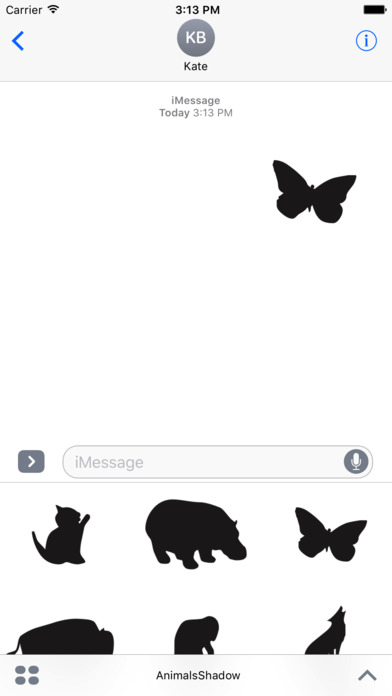 Animals silhouettes stickers screenshot 4