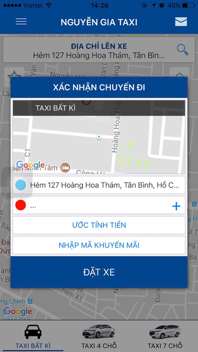 Taxi Nguyễn Gia screenshot 2