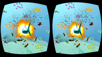 VR Killer Shark Attack Simulator - Hungry Fish screenshot 3