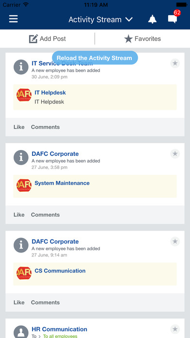 DAFC Social Plus screenshot 2