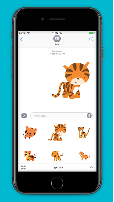 Tiger Cute - Collection Stickers screenshot 2