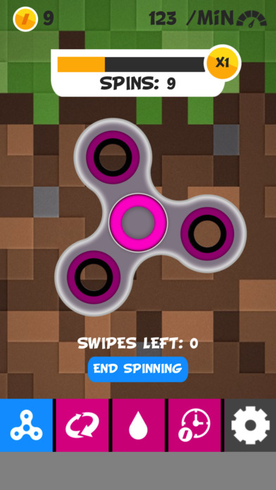 Finger Spin - Fidget Hand Spinner Game screenshot 2