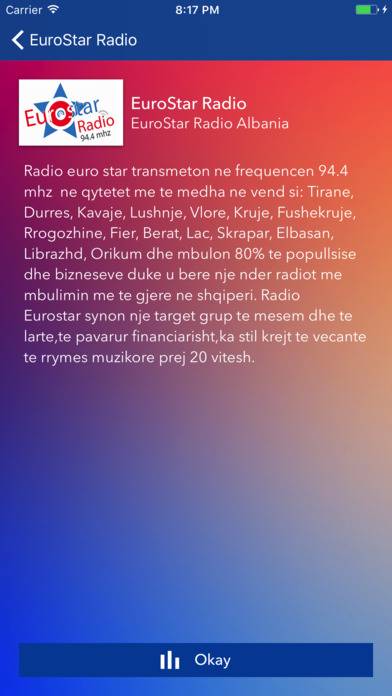 Radio EuroStar screenshot 2