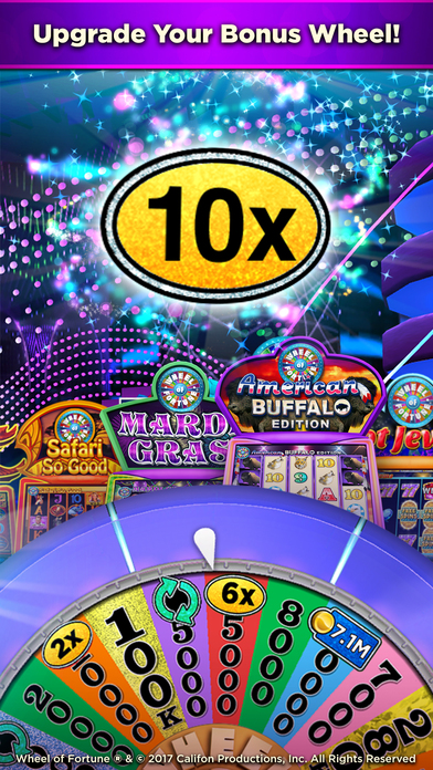 Wheel of fortune slot machine app