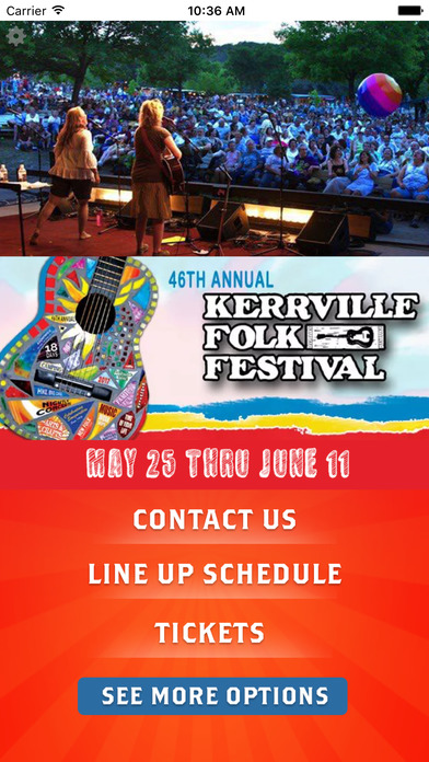 46th Annual Kerrville Folk Festival screenshot 2