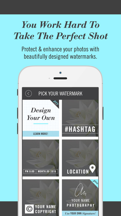 Screenshots of Watermark Studio X Free - Copyright & Trademark.s for iPhone