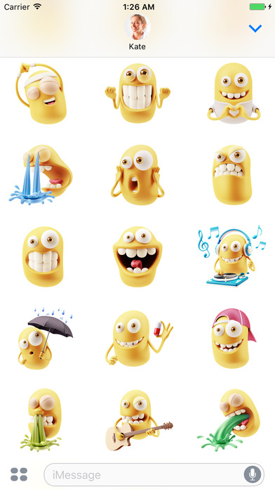 Funny Head - Stickers for iMessage screenshot 3