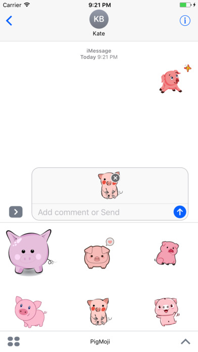 PigMoji - Best Collection Emoji & Stickers screenshot 2