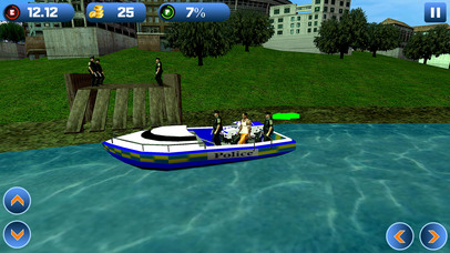 Power Boat Transporter: Police screenshot 4