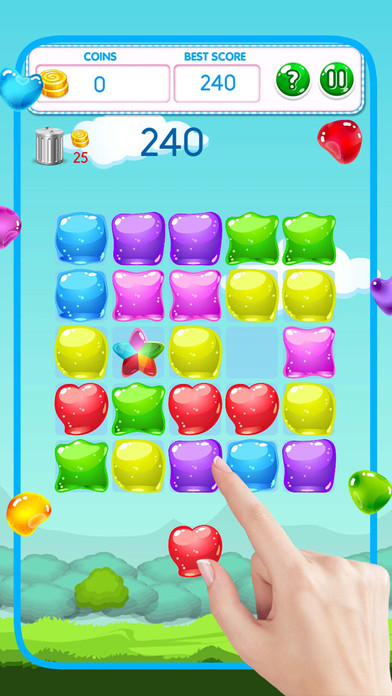 Jelly Color Merged Cube Merging Block Puzzle screenshot 2