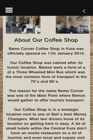 Bemo Coffee Shops and Spa Bali screenshot 4