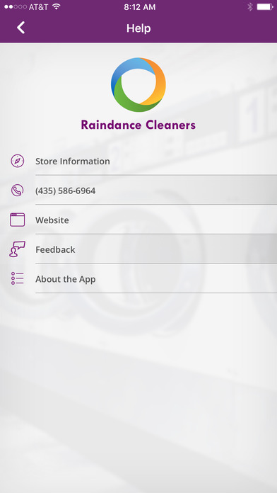 Raindance Cleaners screenshot 4